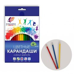 Карандаши цветные Луч Classica 18 цветов