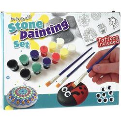 cumpără Set de creație Promstore 48021 Набор для рисования 12 красок, 2 кисти, 24 татту, палетта în Chișinău 