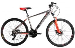 купить Велосипед Crosser SOLO 29" 21 21S Shimano+Logan Hidraulic/29" 075-C-21 Grey/Red N1-R7 в Кишинёве 
