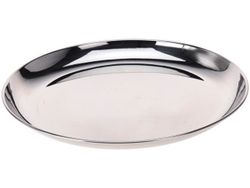 Поднос металлический 21сm, бортик 1cm