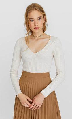 Трикотаж Stradivarius Бежевый 5063/713/431