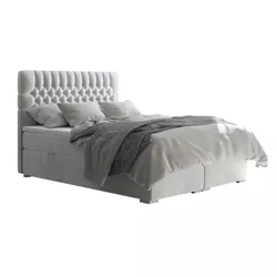 cumpără Pat Mobhaus Fonda 180x200 (Light Gray) în Chișinău 