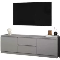 cumpără Comodă TV MebelStar NEO 2S2D 150x43x53 Grey (MBS-1256) în Chișinău 