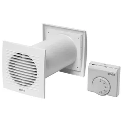 cumpără Ventilator de evacuare Europlast 63018 Ventilator de perete D.100 SPKT100 cu termostat în Chișinău 