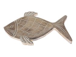 Поднос дерево манго "Рыба" 40X27X2.5cm