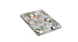 купить Детское постельное белье Sensillo 099241 Покрывало муслин Panda и Лис 120x120см 0001 в Кишинёве 
