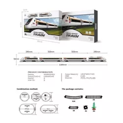 купить Машина Richi (810730) Cale ferata cu tren pe baterii, cu sunete si lumini в Кишинёве 