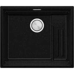 cumpără Chiuvetă bucătărie Primagran Prague 60 Step Level Undermount Black metallic + accesorii 470x560 MPSKM#P în Chișinău 