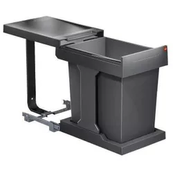 cumpără Coș de gunoi Hailo 3636001 AS Solo 20 slate grey în Chișinău 