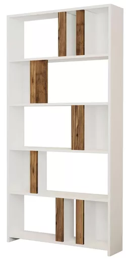 купить Офисный стеллаж Hanah Home Lima White Walnut в Кишинёве 