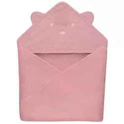 cumpără Accesoriu pentru baie Lionelo Prosop copii din muselina 80x80cm Pink Baby în Chișinău 