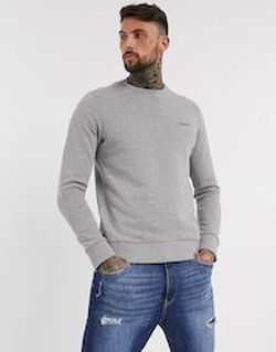 Pulover JACK&JONES Gri deschis 12172600
