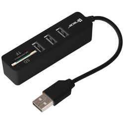 cumpără Adaptor de rețea USB Tracer Card Reader All-In-One + HUB USB CH4 în Chișinău 