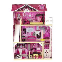 купить Домик для кукол Lean Toys Villa Pola Pink в Кишинёве 