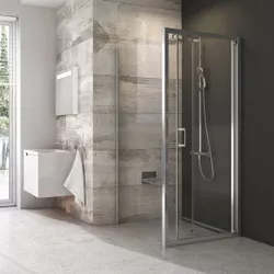 купить Перегородка для душевой кабины Ravak Panel Fix Blix 80x195 Al transparent BLPSZ-80 (X93H40C00Z1) в Кишинёве 