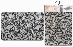 купить Коврик для ванной Luance 55862 Covoras antiderapant 40x60cm Jungle gri poliester в Кишинёве 