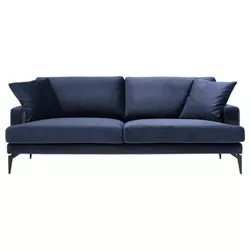 cumpără Canapea Trendy Papira Bleumarin, 90x88x205cm (3 locuri) în Chișinău 