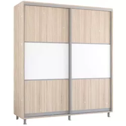 cumpără Dulap Mobildor-Lux Aron cu uși glisante orizontal (230x60x220H cm) Sonoma în Chișinău 