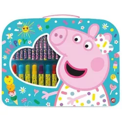 купить Набор для творчества As Kids 1023-66228 Set de desen in valiza Peppa Pig в Кишинёве 