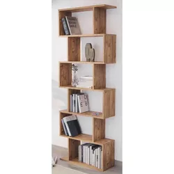 cumpără Raft de birou Bofigo Zigzag, 70x24x192 cm, Stejar (15-60-02) în Chișinău 