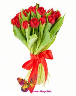 Букет из  Красных тюльпанов