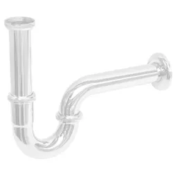 cumpără Sifon pentru chiuvetă bucătărie Remer 958L118 Sifon lavoar D.1.1/4"x32 (crom) fără ventil 1500P00PLA în Chișinău 