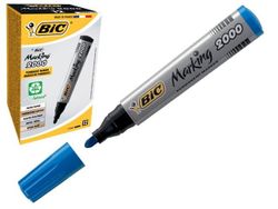 Marker permanent BIC 2000 albastru, varf rotund