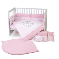 Veres Комплект для кроватки Flamingo Pink, 6 штк