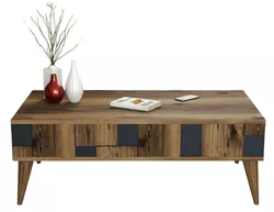 купить Журнальный столик Trendy Madrid, Antracit 105x37x60cm в Кишинёве 