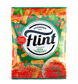 Pesmeți Flint 70g cu gust de icre roșii