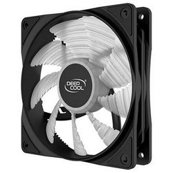PC Case Fan Deepcool RF120W, 120x120x25, 21.9 dB, 48.9 CFM, 1300PM, White LED, Hydro Bearing