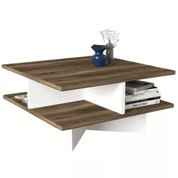 cumpără Măsuţă cafea Trendy Hamton, NucAlb, 60x31x60cm în Chișinău 