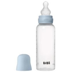 cumpără Cană cu pai BIBS 50171231 Biberon din plastic anticolici Baby Blue cu tetina din silicon 3+ luni, 270 ml în Chișinău 