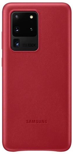 купить Чехол для моб.устройства Samsung EF-VG988 Leather Cover Red в Кишинёве