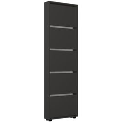 купить Полка для обуви Mobildor-Lux Leo Slim 50x16x203H cm Anthracite в Кишинёве 