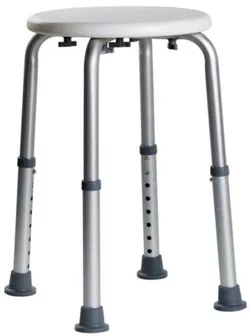 купить Сиденье для ванной и душа Bisk 07705 Scaun rotund PRO alb в Кишинёве 