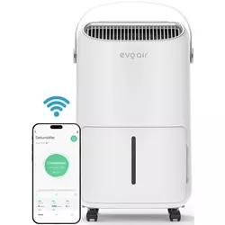 cumpără Dezumidificator de aer EvoAir NovaDry 16 Smart, 16l/24h, Senzor de Umiditate, Uscare Rufe, Crem în Chișinău 