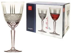 Set pahare pentru vin Brilliante 6buc, 290ml