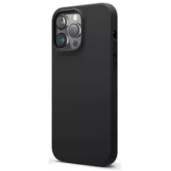 купить Чехол для смартфона Helmet iPhone 14 Pro Max, Liquid Silicone, Black в Кишинёве 