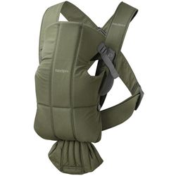 купить Кенгуру BabyBjorn 021040E1 Mini Dark Green, cu pozitii multiple de purtare в Кишинёве 
