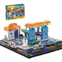 cumpără Jucărie Essa SK-6605 Stație de combustibil cu magazin în Chișinău 