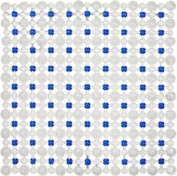 cumpără Covoraș de baie Bisk 05197 antiderapant, 45x45, albastru, SIMPLY în Chișinău 