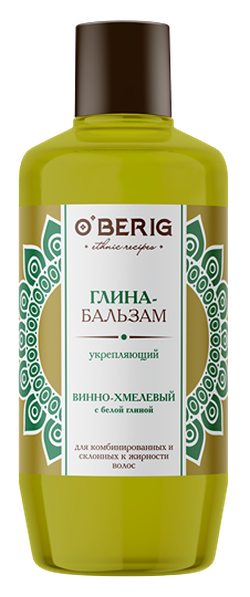 Balsam-argilă pentru păr mixt, predispus la îngrășare, ACME O'berig, 500 ml., Tonifiere, extract de strugure, extract de hamei și argilă albă