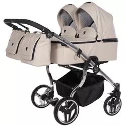купить Детская коляска Junama Duo V3 Eco 02 Beige 78cm в Кишинёве 