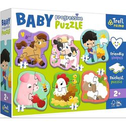 cumpără Puzzle Trefl R25E /40 (44000) Baby Progressive La fermă în Chișinău 