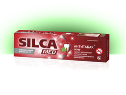 Зубная паста SILCAMED Antitabac 130мл