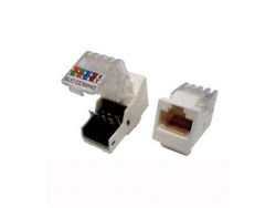 Keystone Jack RJ-45 shielded cat.5E, LY-KJ5-31, Dual IDC Type