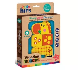 купить Игрушка Kids Hits KH20/003 Деревянные кубики Friendly Giraffe в Кишинёве 