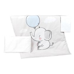 cumpără Lenjerie de pat pentru copii PernaMea Set lenjerie 3 piese Premium Elefant (PM.100469/1) în Chișinău 