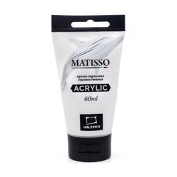 Colori acrilice Malevich Mattiso titanium alb 60 мл